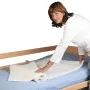 Synthetische schapenvacht matras overlegger  65 x 140 cm